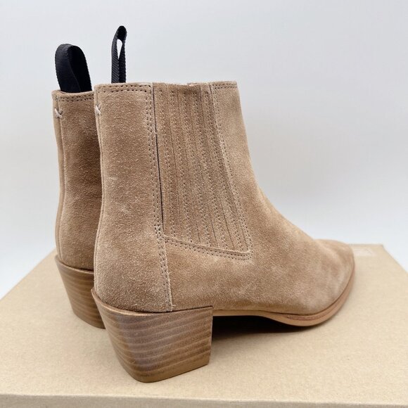Rag & Bone Rover Heeled Chelsea Ankle Boots Women's Tan  Suede EU 35 US 5 - $395 - Picture 7 of 12